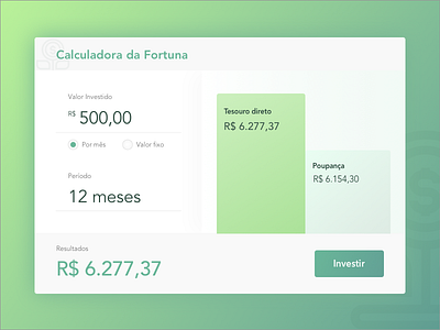 Dailyui #004 Investment Calculator