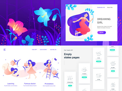 Top4Shots from 2018 app design illustration sketch states pages top4shots from 2018 ui ux