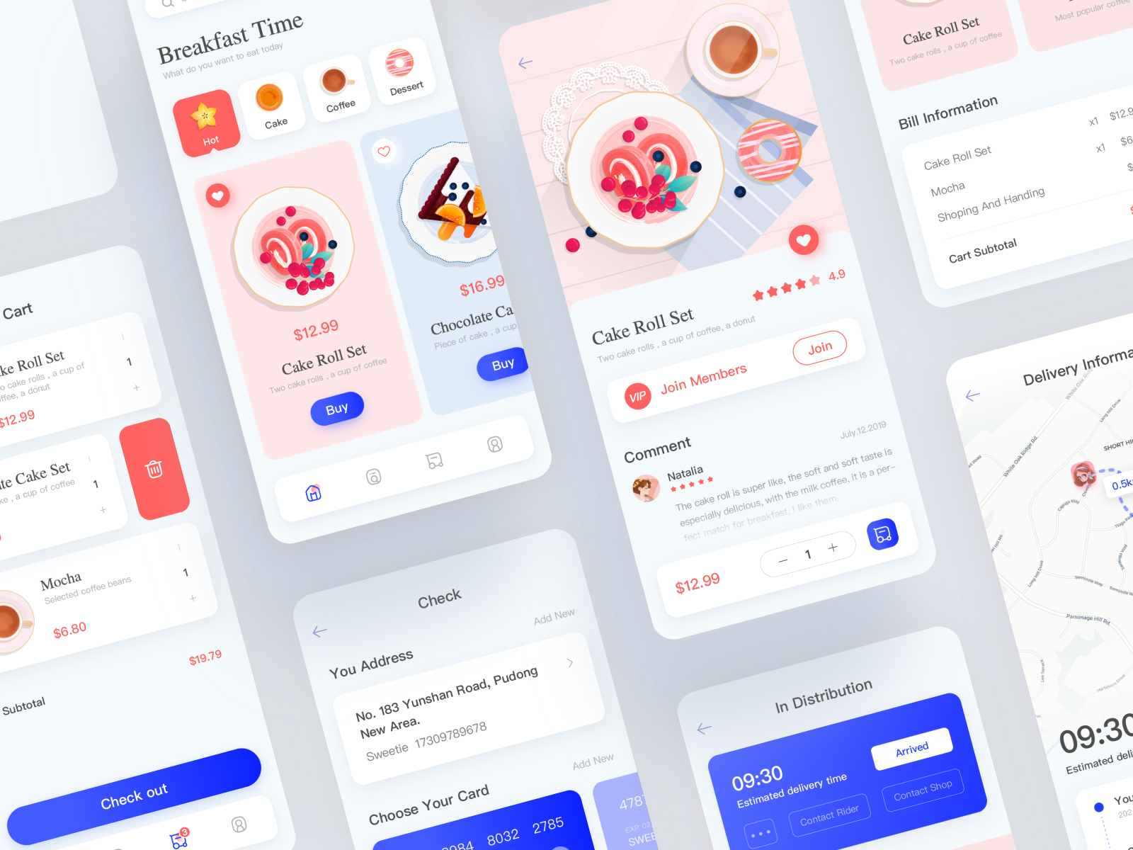 Breakfast app by sweetie for VisualMaka on Dribbble