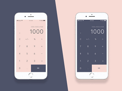 Daily UI #004-Calculator 004 calculator dailyui phone sketch ui