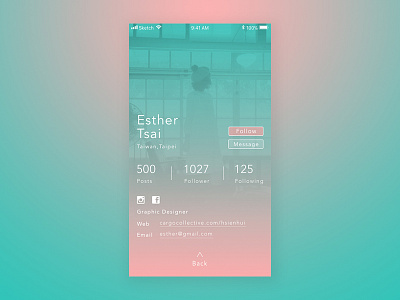 Daily UI #006-User Profile