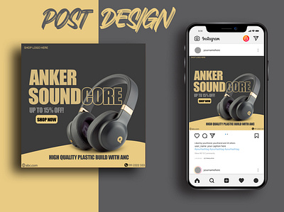 Instagram commercial post design branding design graphic design po