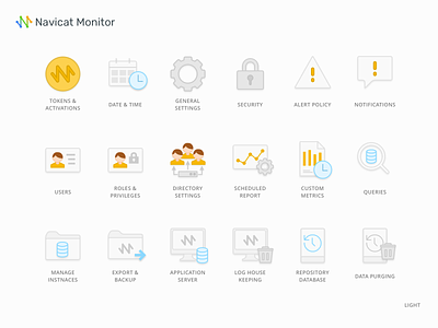 Configurations Icons - Navicat Monitor