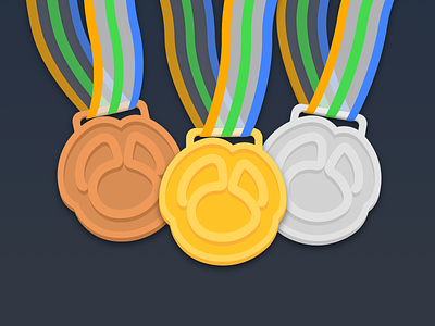 Navicat Medals award badge bronze database flat gold graphicillustration medal olympics silver trophy
