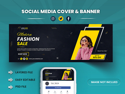 Social media facebook cover & banner design