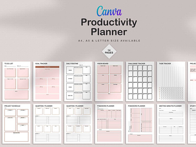 Canva Productivity Planner