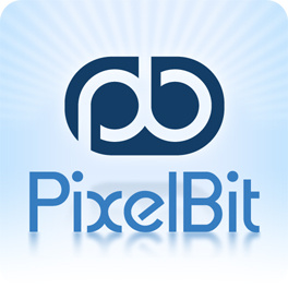 Pixelbit Logo blue corporate icon logo pixelbit