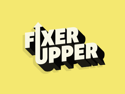 Fixer Upper fat font type typeface typography