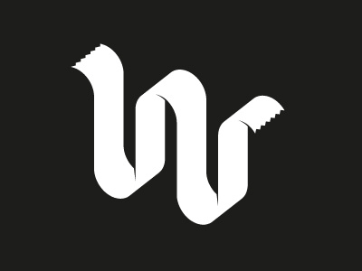 W letter typography