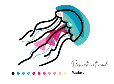 Medusa - Desestructurado branding design graphic design illustration logo vec vector