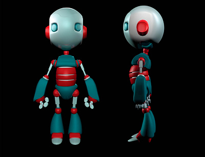 Robot modelado 3D 3d design graphic design illustration vec vector