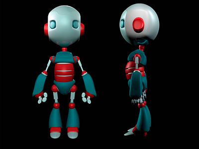 Robot modelado 3D 3d design graphic design illustration vec vector
