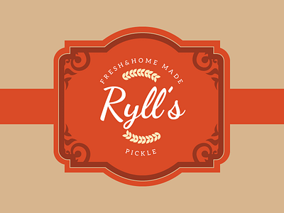 Logo - Ryll's Pickle adobe illustrator