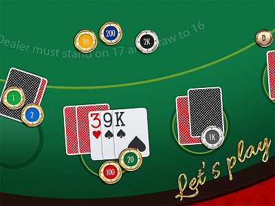 Card Game GUI black casino chips gambling game gui ipad jack poker psd retina