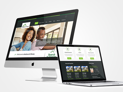Website Template for Young & Fresh Estate Agency