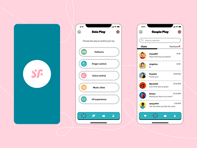 Satisfyer App Concept Design app design femtech graphic design healthcare healthtech mobile satisfyer sextech ui