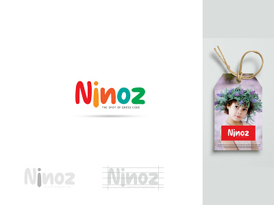 Ninoz (Kids) brand identity branding designs flat icon illustration illustrator logo minimal vector