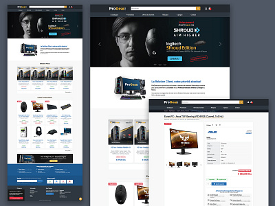 Website - Computer Gear Shop (E-commerce)