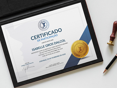 Certificate - Education institute achievement award certificate diploma graphic design reward