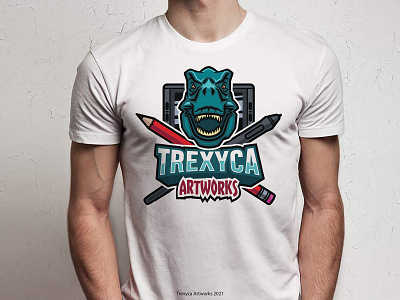 New Trexyca Artworks Logo 2021 cartoon dino dinosaur esport logo logodesign rex trex tyrannosaurus tyrannosaurusrex vector