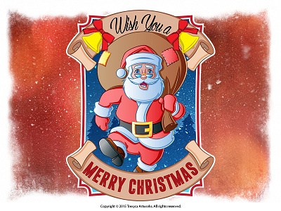 Merry Christmas Sticker