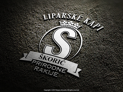 Skoric Logo brandy homemade illustrator logo photoshop trademark vector