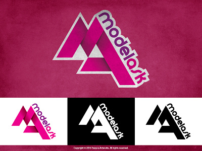 Model Ask Logo agency fashion illustrator logo model photoshop style vector vogue