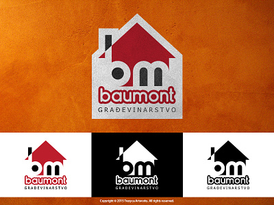 Baumont Logo company companylogo construction illustrator logo logodesign logotype photoshop vector