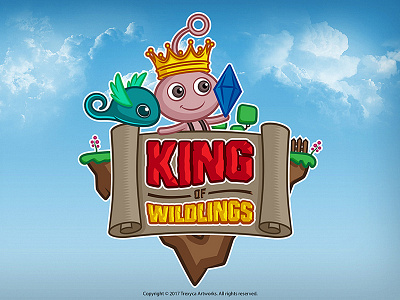 King of Wildlings Cartoon Logo