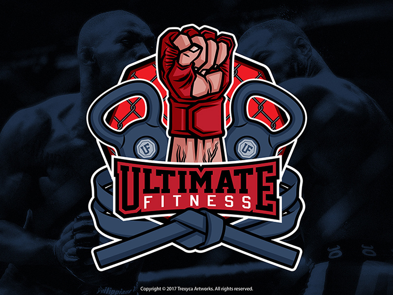 Ultimate Fitness Emblem Logo By Trexyca Artworks On Dribbble