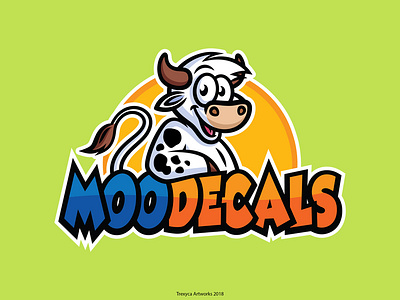 MooDecals Logo bull cartoon cartoonlogo character characterdesign cow decals design illustration illustrator logo mascot mascotdesign mascotlogo moo vector vectordesign vectorillustration