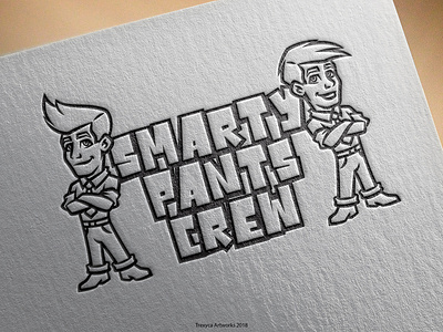 Smarty Pants Crew Cartoon Logo cartoon cartoonlogo character characterdesign design illustration illustrator logo mascot mascotdesign mascotlogo vector vectordesign vectorillustration