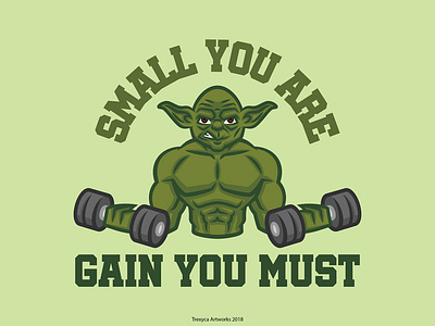 Small you are, Gain you Must cartoon cartooncharacter cartoonlogo character characterdesign funny gym illustration illustrator logo logodesign mascot power protein star strong vector vectorart vectorillustration vectorillustrator