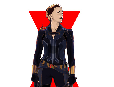 Black Widow Fanart illustration