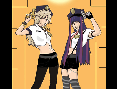 Panty and Stocking fanart illustration