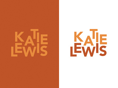 Logo Experimentation branding branidentity funky logo logo design orange stacked type