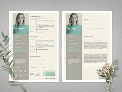 Resume Vol. 4 - InDesign Template