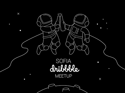 Sofia Dribbble Meetup #6 astronaut bulgaria cheers dribbble meetup sofia