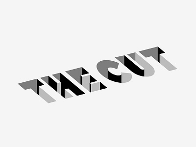 The Cut black lettering movie titles typography