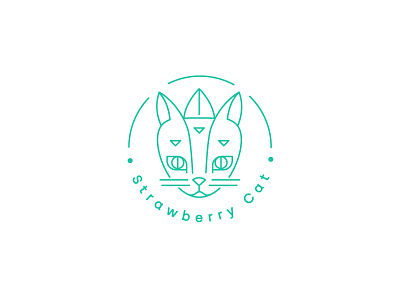 Strawberry Cat Logo