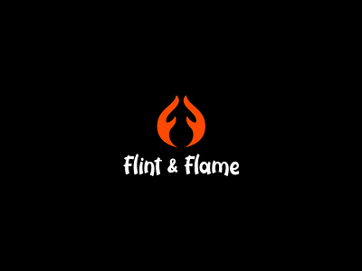 Flint & Flame adobe design dribbble hello illustration illustrator lettering logo new vector