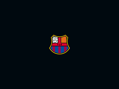FC Barcelona branding design dribbble football hello illustrator inspiration logo messi sports vector
