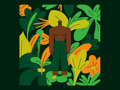 ALL calm character character design collection design dribbble green hot illustration illustrator nature nft opensea peace