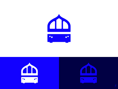 Unused Train Station Logo adobe branding design dribbble hello hot illustration illustrator logo new