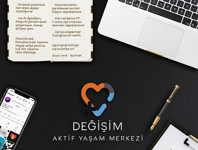 DA Yaşam Merkezi Logo Tasarımı çalışmamız. @saturngraphicdesign branding graphic design illustration logo photoshop