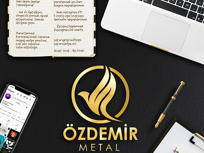 Özdemir Metal Logo Tasarımı çalışmamız. @saturngraphicdesign