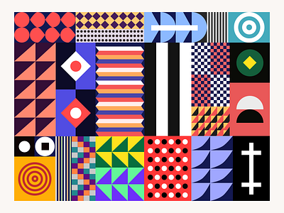 Patterns 2.0.0 color geometric pattern illustartion pattern shapes