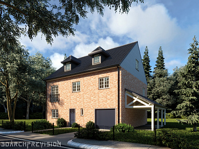 Residential Exterior 3D Visualization