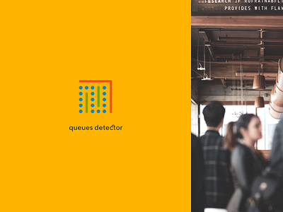 Ivideon Queue Detector app branding cloud concept design detector figma ivideon logo queue service typography