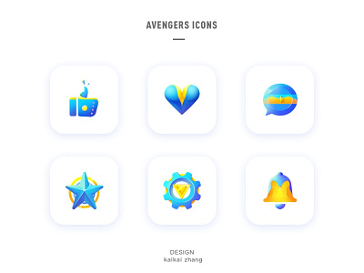 avengers Icon ui 图标 插图